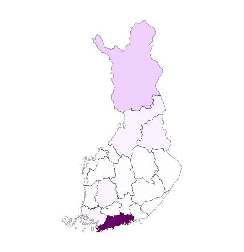 Korean overnights in Finland 2017 Year 2017: 51 600 (+23%) Winter (Nov-Apr): 15 300 (+11%) Summer (May-Oct): 35 800
