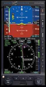 Evolution AOA Indicator Aspen s innovative Evolution AOA indicator provides the pilot a visual display of the AOA trend and the approximate available lift simultaneously in all phases of flight.