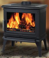 long leg option available for the Traditional Matt Black paint finish Year warranty Black stove paint Gloss Black enamel Majolica Brown enamel The Rowandale is available with a long leg