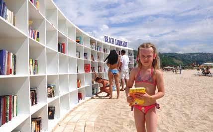 There are a number of restaurants on the beach, as well as good conditions for water sports, children s corners and other amenities. The beach between Albena and Kranevo is called Baltata.