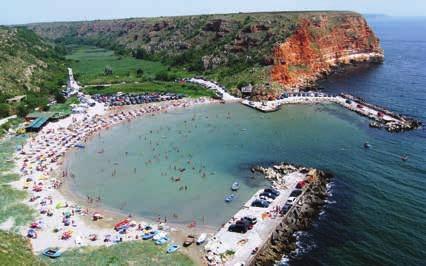 The spacious and attractive beach is located near the resorts of Golden Sands and Albena; it is about 25 km northeast of Varna. Kaliakra.