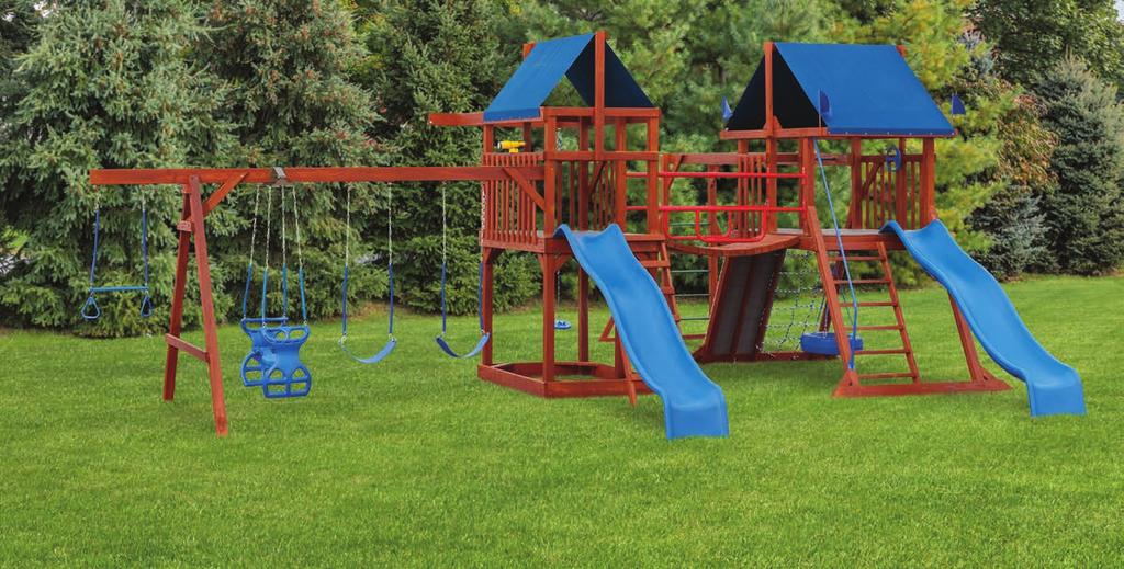 3600 Climbing Ladder Gym 24'x28' 5'x5' and 4'x6' Deck with Tarp