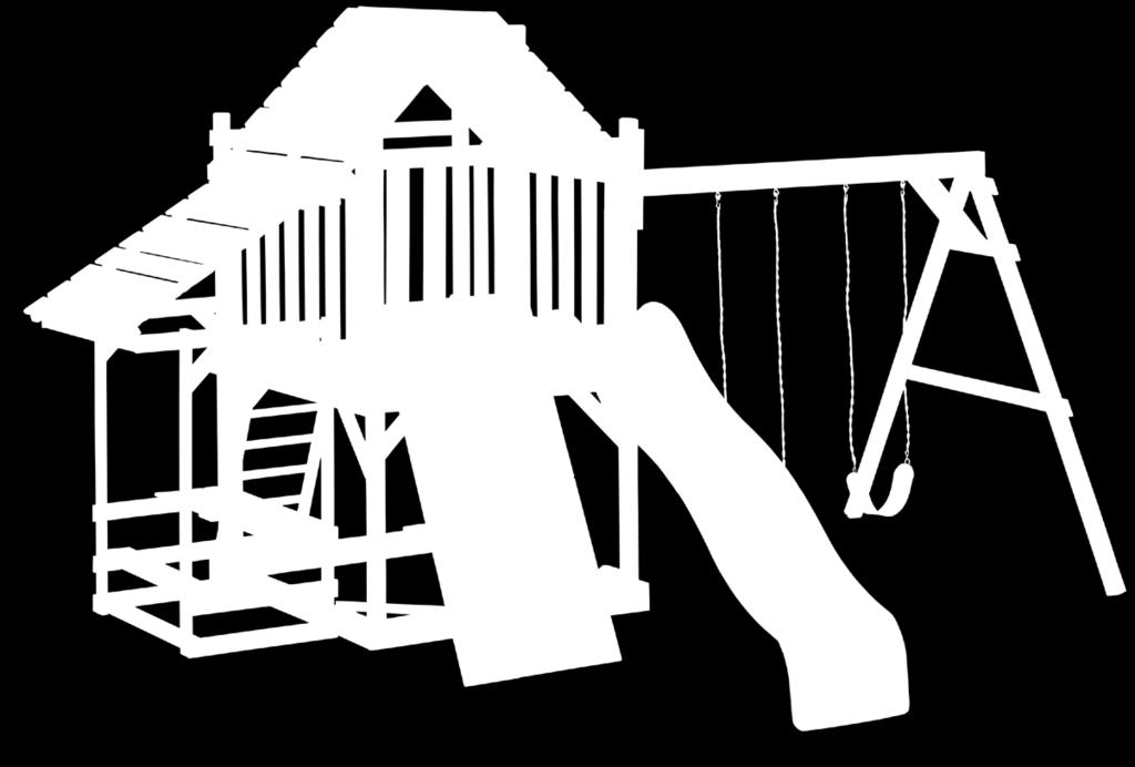 Shown with AFR 6 swingset, or you can order it with