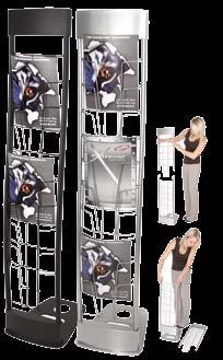 front facing collapsible rack -