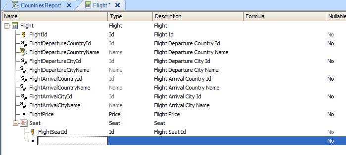 We create another attribute called FlightSeat Location, and