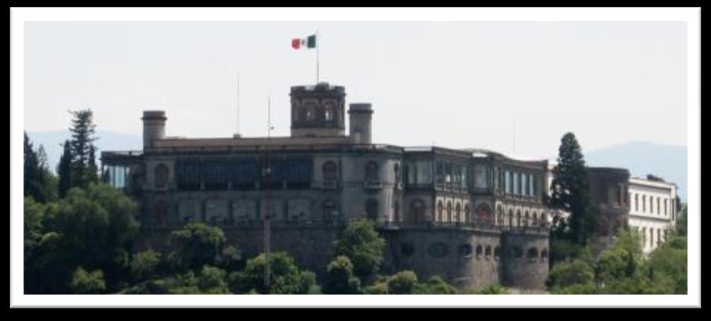 Castle of Chapultepec The Castillo de Chapultepec (Castle of Chapultepec) was built atop Chapultepec Hill, which is