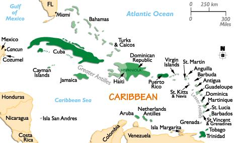 The Caribbean: Vulnerability to Climate Change The Caribbean is highly vulnerable to the effects of climate change: Escalation in the frequency and intensity of tropical storms and hurricanes, with