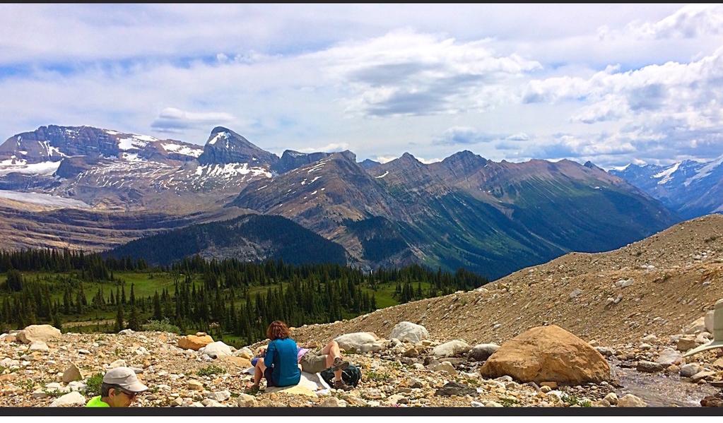 HIGHLIGHTS CANADIAN ROCKIES HIKING HOLIDAY JULY 21-29, 2018 TRIP SUMMARY Being surrounded by stunning mountain scenery that is jaw-droppingly beautiful Hiking well marked trails to glaciers, over