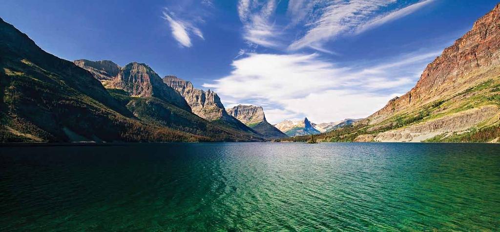 Glacier National Park Within an easy two-hour drive from Great Falls, hikers and sightseers can