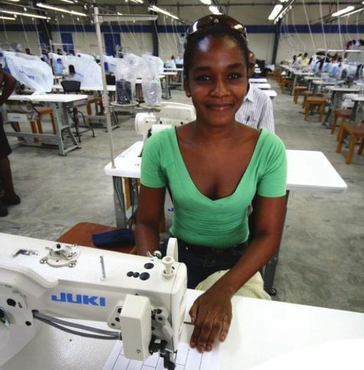 Background on the garment industry in Haiti: Twenty years ago, Haiti s apparel industry employed as many as 100,000 people and was a reliable supplier of assembled goods to the U.S. market.