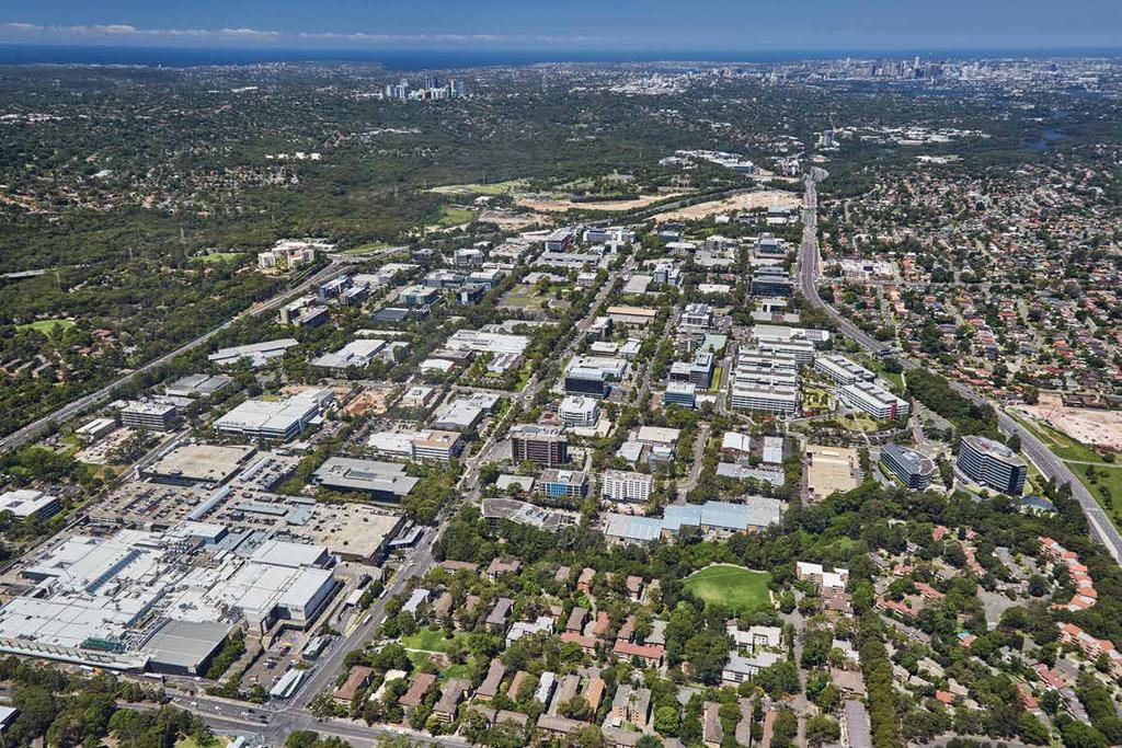 VIEW FROM ABOVE 3 Chatswood North Sydney Sydney CBD Lane Cove Road Macquarie