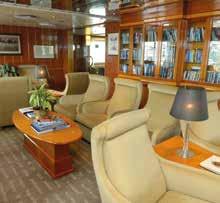 Coffee Station Hair dresser Staff Cabin Staff Cabin The Library Superior Suite The Club Your Space The spacious and finely decorated public rooms include a large Lounge on the Byrd Deck featuring a