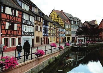 Tour beautiful castles in Germany and France, explore charming towns in both countries, and marvel at the unique mix of Germanic and French architecture and culture.