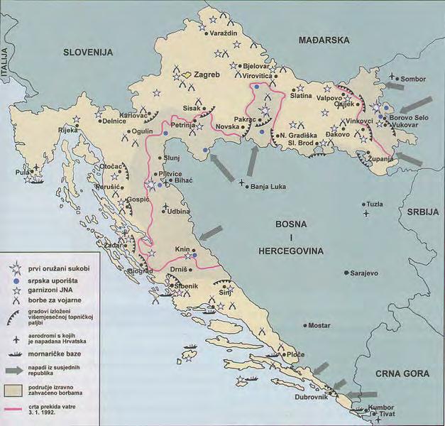 Serbian minority in Croatia Krajina 1991 1995 May 1990: Serbs in Krajina rebel against Croatian government October 1990: Krajina declares independence Summer