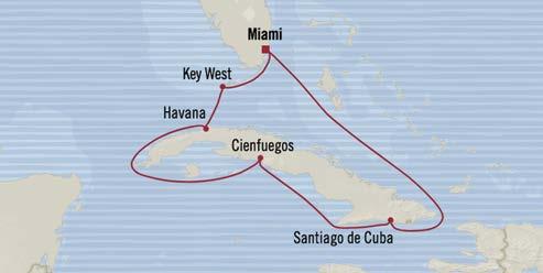CARIBBEAN, CUBA, PANAMA CANAL & MEXICO SUNNY CHARMS MIAMI to MIAMI 10 days Dec 9, 2018 Ja 2, Feb 24 & Mar 16, 2019 RIVIERA CARIBBEAN, CUBA, PANAMA CANAL & MEXICO FESTIVE CARIBBEAN MIAMI to MIAMI 10