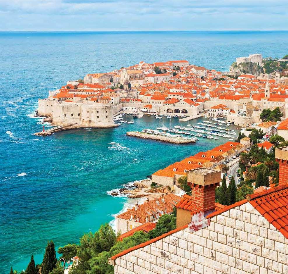 Croatia & the Adriatic 13 Magnificent Days Trogir to Dubrovnik Explore the Old Town of Dubrovnik during your 4 night stay Explore the Adriatic region before escaping to the lavender island of