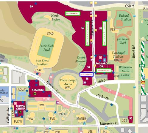 ASU Graduation Parking Information The ASU Public Events Department would like to congratulate all graduates and their families. Here are a few helpful tips: 1.