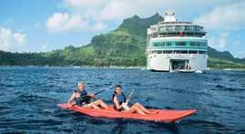 m/s Paul Gauguin Star Rating: HHHHH Refurbished: 2017 Passenger Capacity: 332 Onboard Currency: US Dollars TAHITI & THE SOCIETY ISLANDS 7 NIGHTS from $3,729* (per person share twin) Cruise Departs: