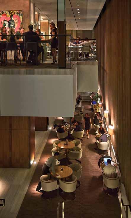 Upstairs at Café Boulud, meet for power breakfasts and elegant dining in a comfortable