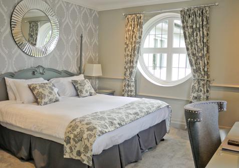 Bedrooms Our 39 elegant and individually designed bedrooms ensure you and your guests can relax in style.