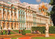 Walk in the footsteps of Romanov czars on the grounds of Pushkin s extravagant Catherine Palace, the summer residence of Russian czars.