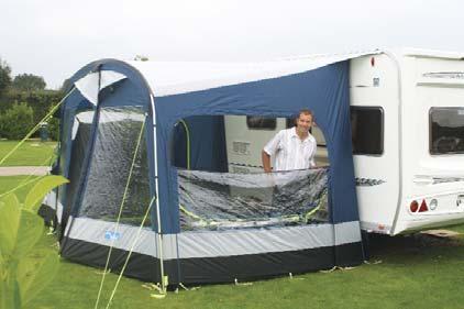 This optional annexe comes complete with a two berth inner tent with sewn in