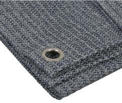 The top surface is a soft, durable flannel that has a foam middle layer and a waterproof backing.