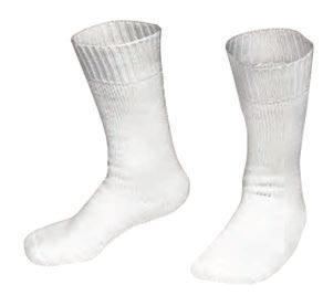 better fit & support Durable, friction-fighting nylon in the toe and heel Breathable & moisture-wicking Designed for work, yet light for those on the move all day Made in USA 32 Leather Boot Socks %