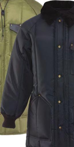 pocket Pencil pocket on sleeve Draft-sealing elastic back Raglan sleeves Soft fleece collar Thigh length Navy 361R
