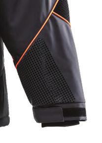 under arm and back for improved movement Grip Assist on sleeves HiVis orange piping 14R Reg S-XL