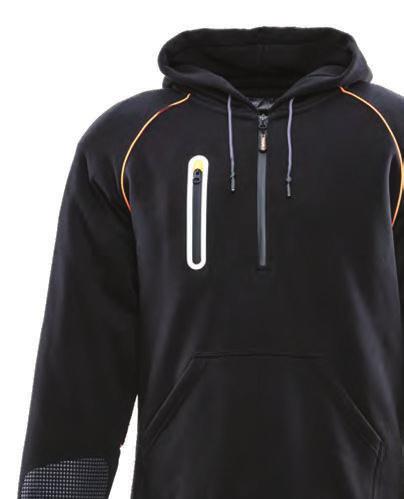 Performance-Flex 3 Layers: Layer 1: 3g Fleece blend outershell Layer 2: 12g Polyester