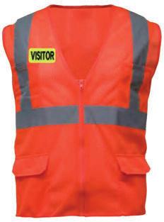 Zipper Mesh Safety Vest 199 Mesh Safety Vest ANSI Class 2 compliant Mesh