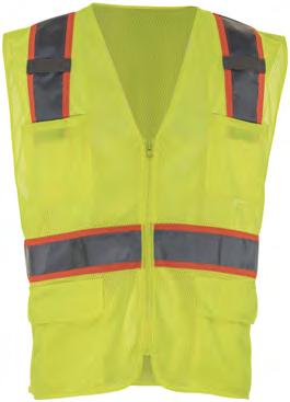 *Choose a size up when wearing over jackets ANSI Class 2 compliant Mesh