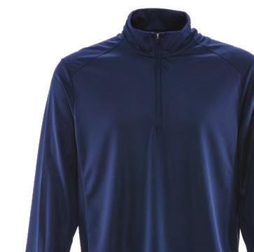 1/4 Zip pullover Cadet collar Active-wear inspired, great for layering Perfect