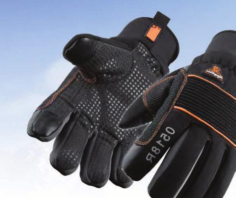 WARMEST EVER -3ºF Rated Gloves Pre-curved, ergonomic fit 679 Extreme Freezer Glove g Thinsulate plus foam insulation with tricot lining Knitted fabric back with synthetic leather palm Pre-curved,