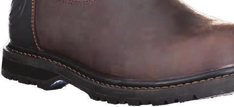 folding closure for better comfort and fit Leather pull tab for easier on-off Rubber heel