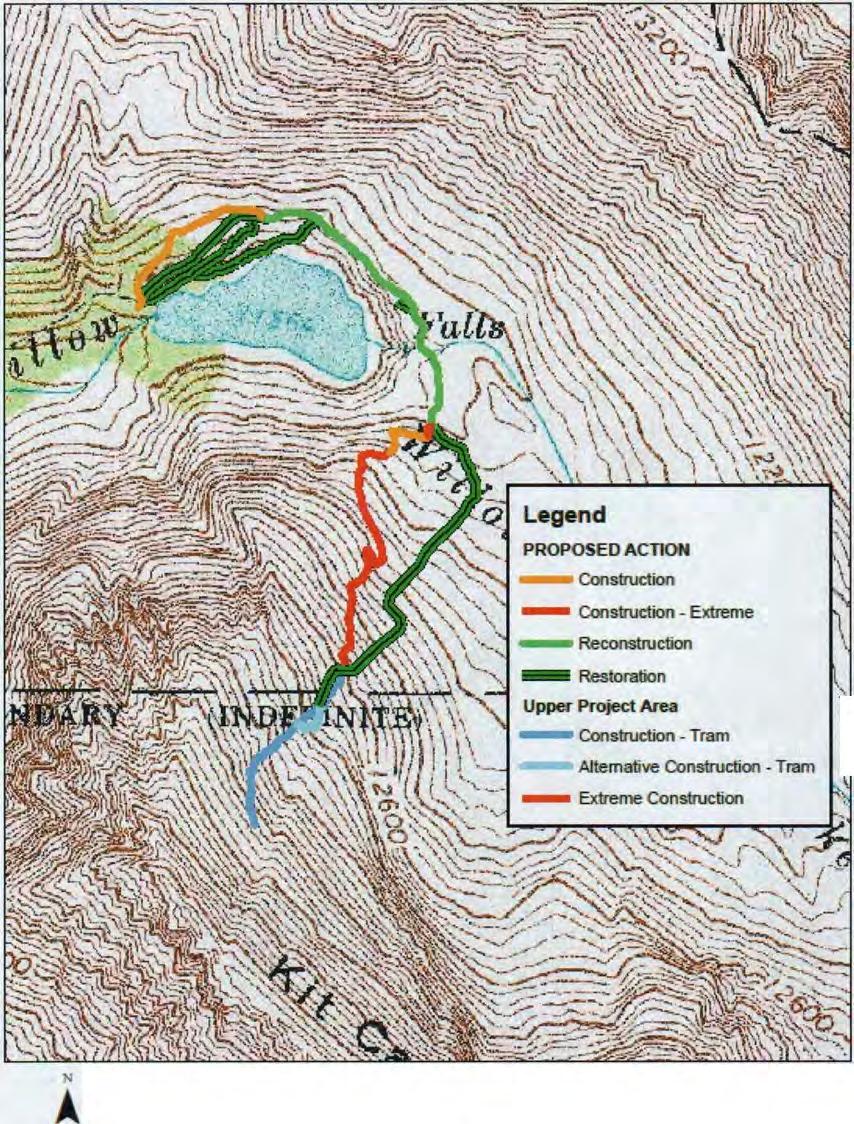 5 Map of Willow Lake
