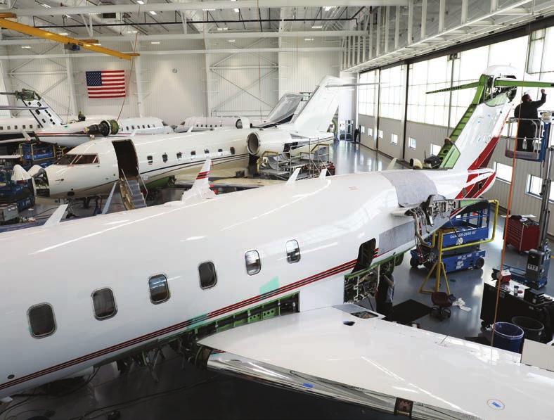 CHALLENGER EXPERIENCE MODERN AND EFFICIENT FACILITIES with comprehensive capabilities. Duncan Aviation has two full-service facilities located in Battle Creek, Michigan and Lincoln, Nebraska.