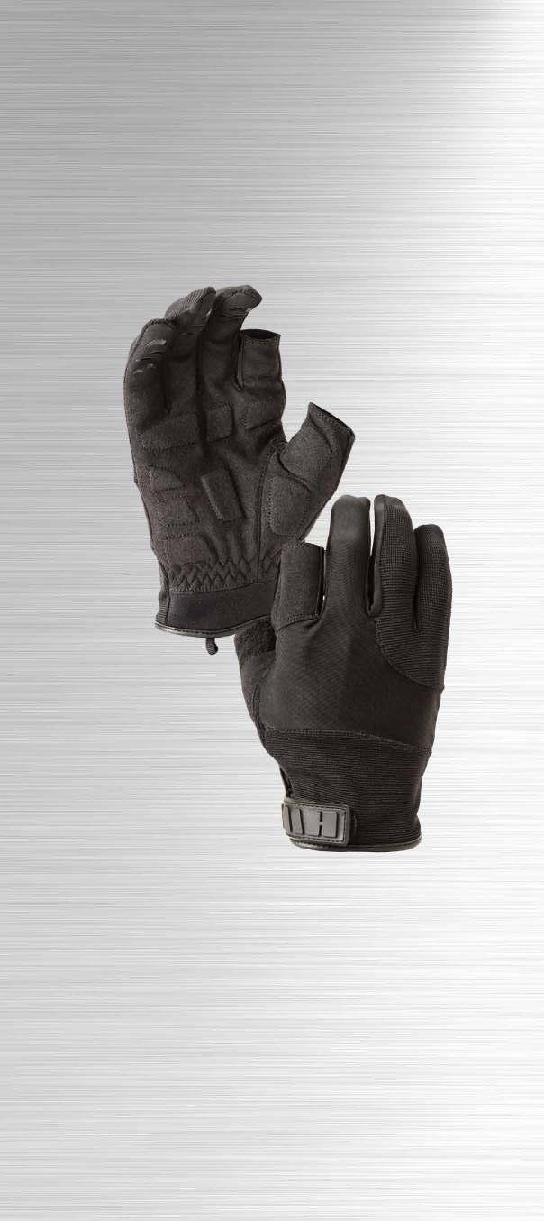 DUTY GLOVES MULTI-USE ¾ INDEX AND THUMB CUT RESITANT GLOVE MCU134 MCU134 MCU134- FEATURES: Full fingered and 3/4 length glove designed to easily operate firearms and/or touchscreen devices