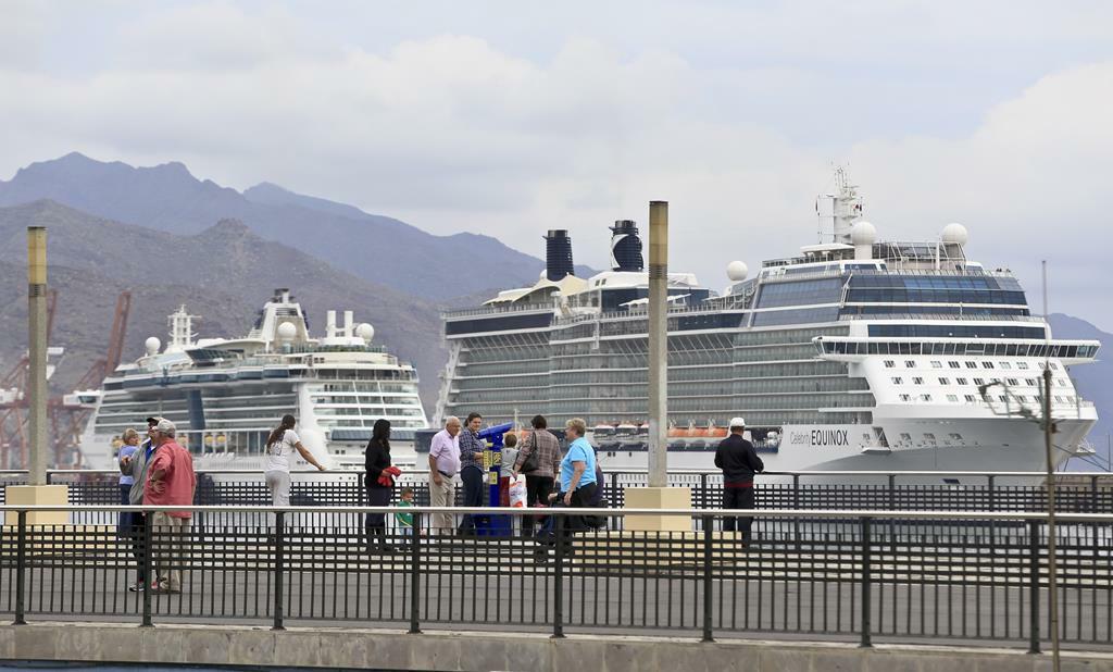The increase of cruise passengers ranged from 87 percent in the port of San Sebastian de La Gomera
