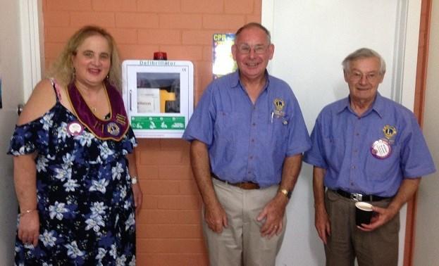 Defibrillator for the Bowls club to have available for emergency situations.