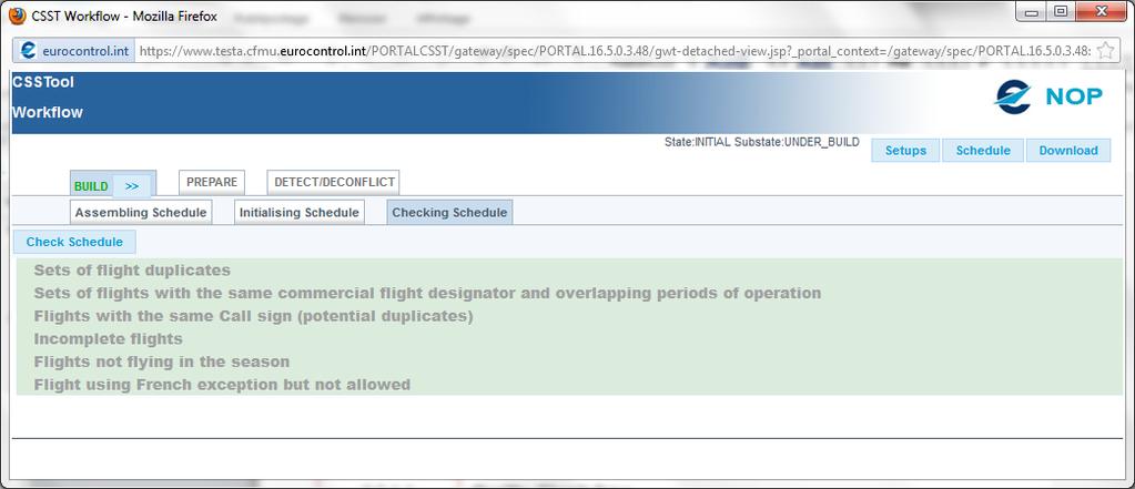 In this case the user shall either correct non-initialised individual flights manually or contact CSMC to update the mapping tables.