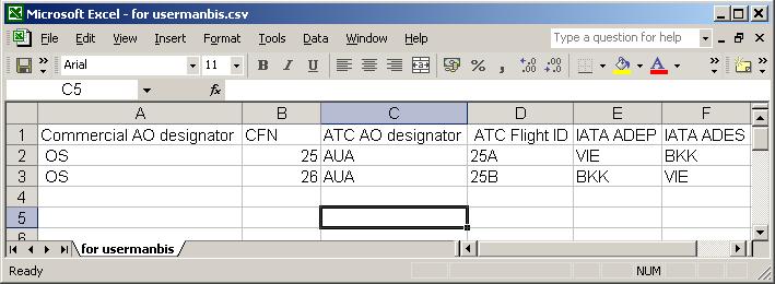 Figure 33 CFN Suffix policy 10.3.4 Call Sign Maps Allows the AO to upload Call Sign Maps (mapping of Flight ID to CFN) and to designate the active Call Sign Map.
