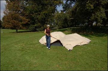 Taking down your Tipi If you follow this routine your tent will stay clean, dry and last you for years. It is VITAL that your tent is stored Bone Dry.