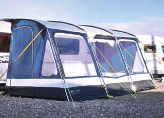 Sun pro UV our ultra violet protection is used on the roof for extra guard from the elements, even the new colourway is a cool and modern contemporary look to compliment your caravan.