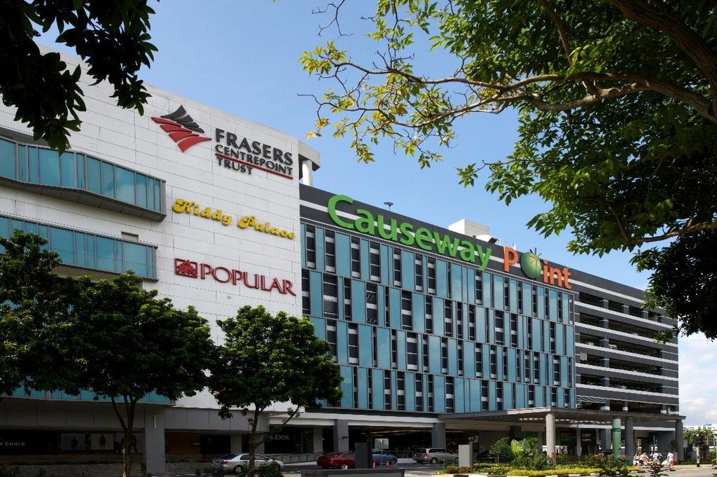 Investment Property Updates REITs Frasers Centrepoint Trust Distribution to unitholders rose 7.0% to S$23.8 million Causeway Point and Northpoint recorded positive rental reversions of 9.7% and 10.