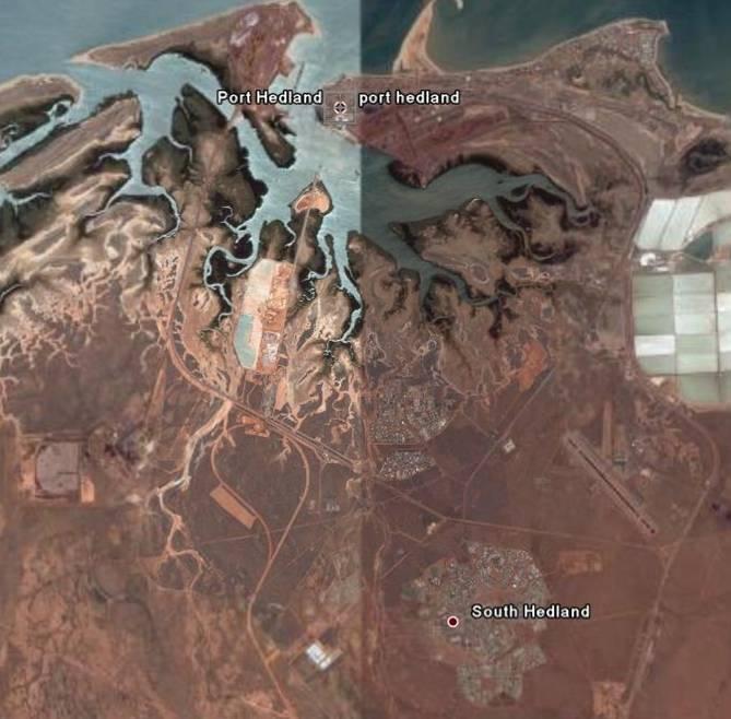 2. PORT HEDLAND AND SURROUNDING AREA 2.1 Port Hedland Within Port Hedland there are industrial, commercial and residential areas.