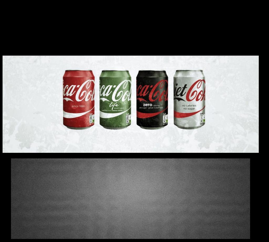 50 COCA-COLA Një pozicionim i ri në Europë; unifikon dizajnin e paketimeve dhe kërkon një slogan të ri LARA O REILLY Coca-Cola është duke ndryshuar paketimet e saj në të gjithë shijet në atë
