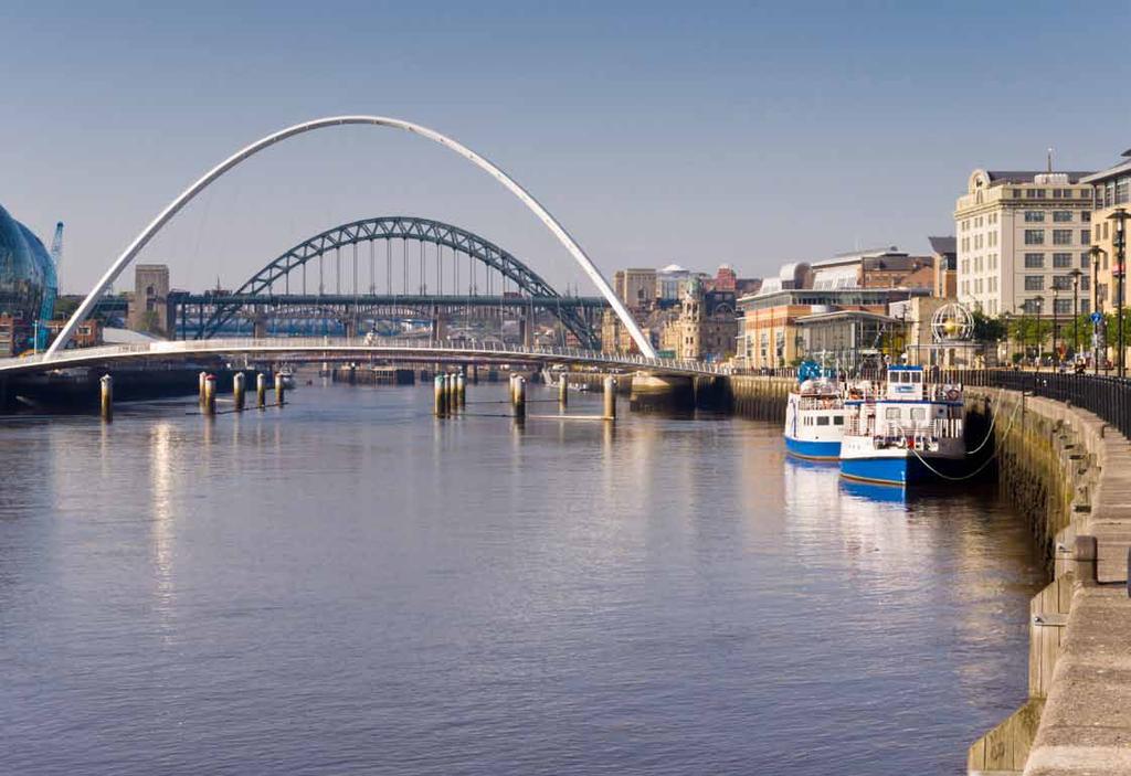 River Tyne, Newcastle 1.06% 116.18% 8,000 4,000 0-0.40% -0.10% 155,000 153,000 151,000 North East The North East covers County Durham, Northumberland, Tyne and Wear and part of Teesside.