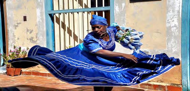 There will be a ritual dance of Santeria, the religion brought to Cuba by African slaves.